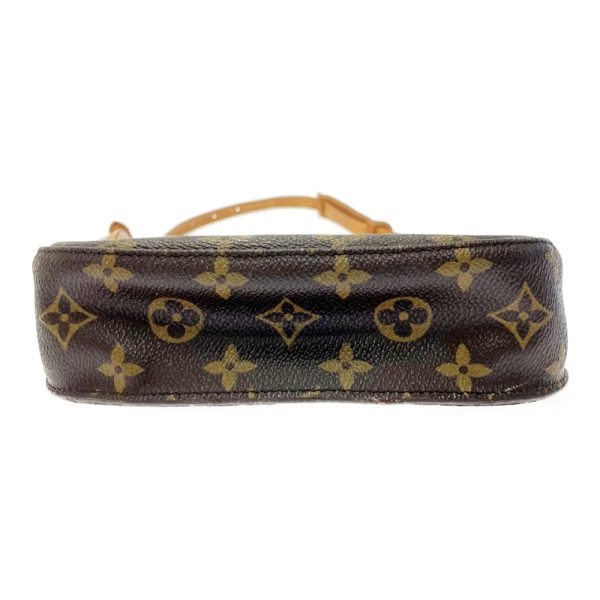 197190 6 Louis Vuitton Monogram Saint Cloud MM Shoulder Bag Brown