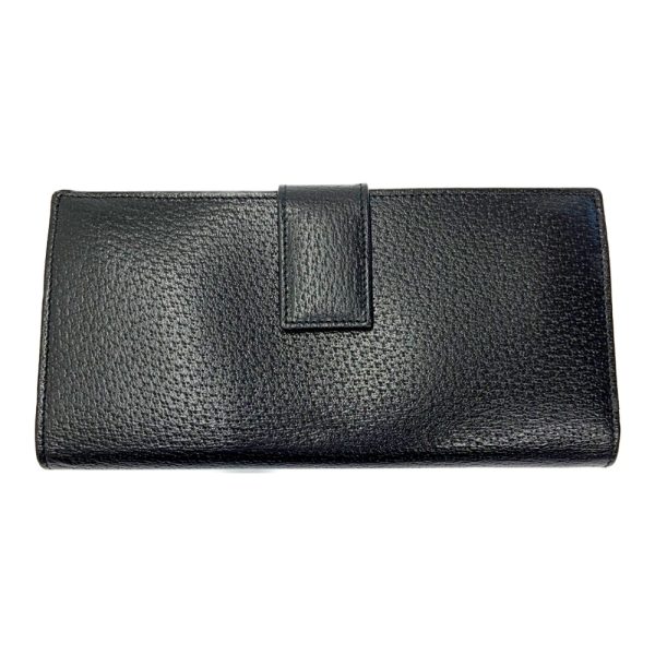 197241 4 Gucci Leather Folding Wallet Black