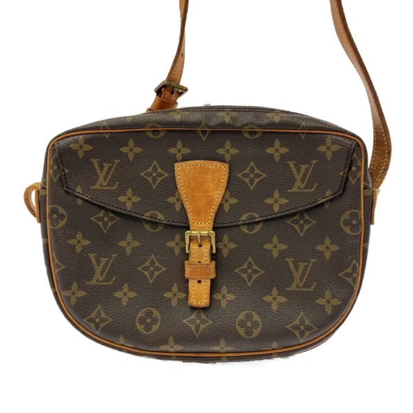 197265 4 Louis Vuitton Monogram Jeune Fille MM Shoulder Bag Brown