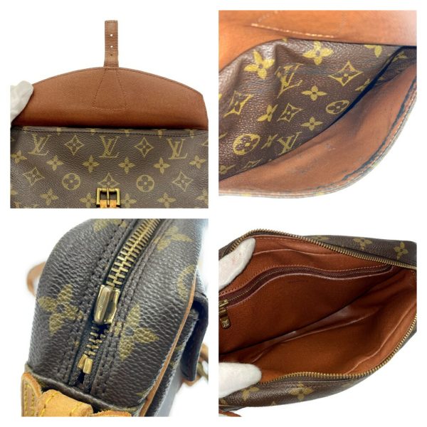 197265 9 Louis Vuitton Monogram Jeune Fille MM Shoulder Bag Brown