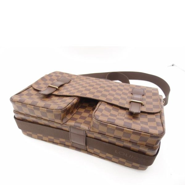 19729 3 Louis Vuitton Broadway Damier Ebene Bag Brown