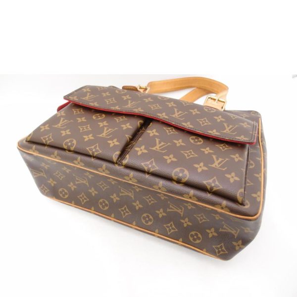 19736 3 Louis Vuitton Multipuri Cité Monogram Handbag Brown