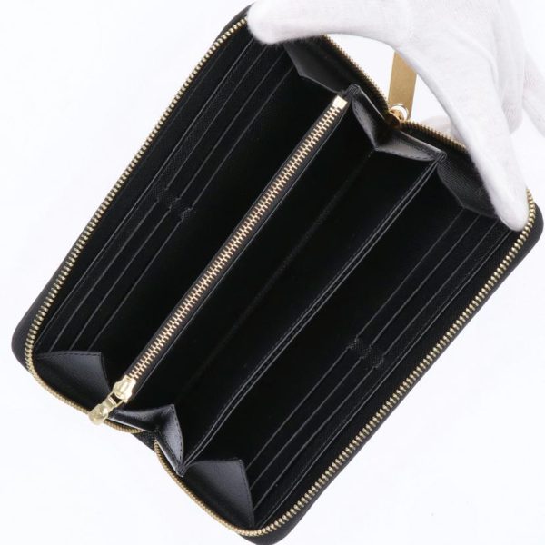 19750 4 Louis Vuitton Zippy Wallet Epi Wallet Noir