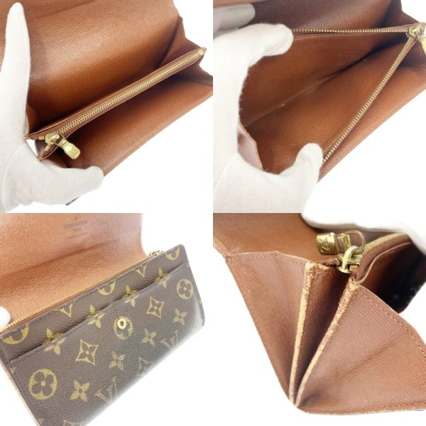 197536 4 LOUIS VUITTON Monogram PVC Wallet 3 Piece Set Brown