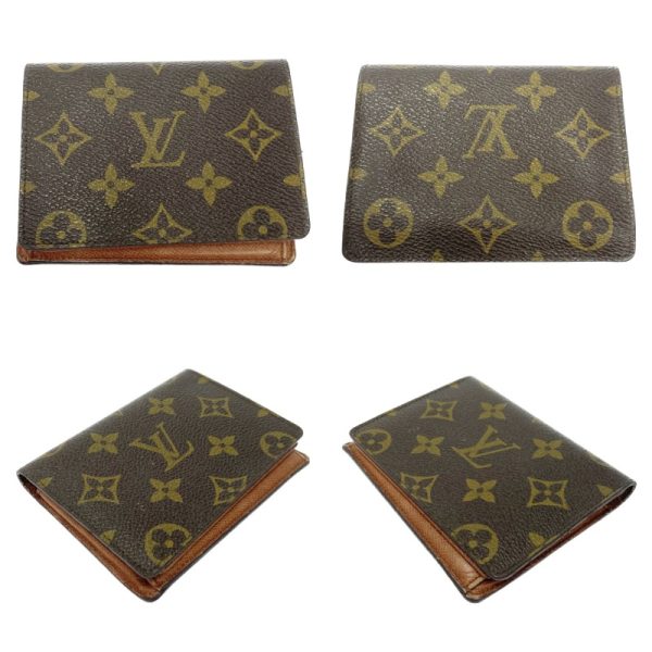 197536 7 LOUIS VUITTON Monogram PVC Wallet 3 Piece Set Brown