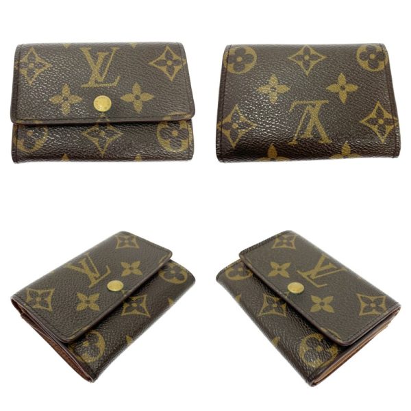 197576 8 LOUIS VUITTON Monogram PVC Wallet 3 Piece Set Brown