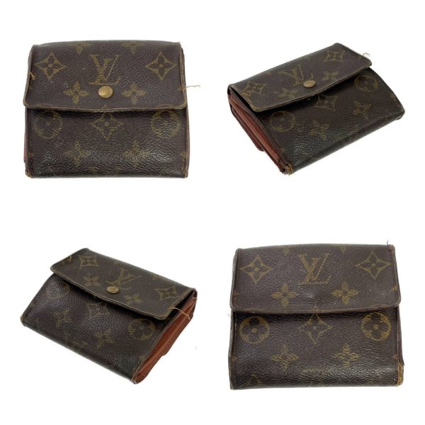 197655 8 Louis Vuitton Monogram Wallet 3 Piece Set Brown Long Wallet