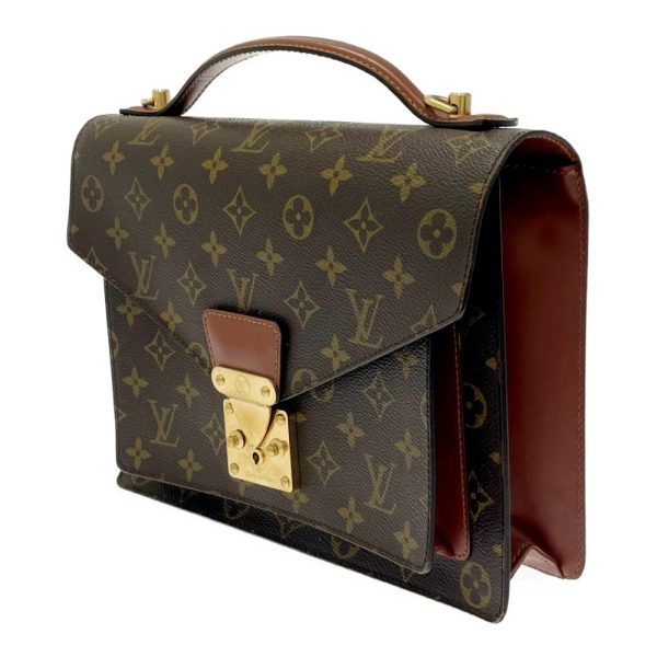 197663 3 Louis Vuitton Monogram Monceau 28 Handbag Brown