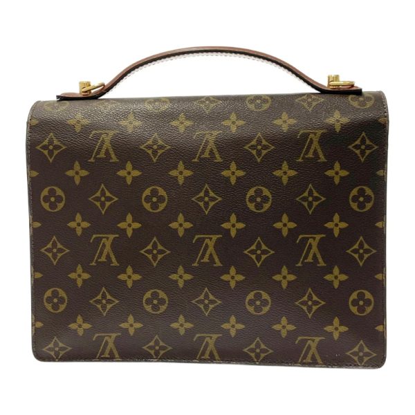 197663 4 Louis Vuitton Monogram Monceau 28 Handbag Brown