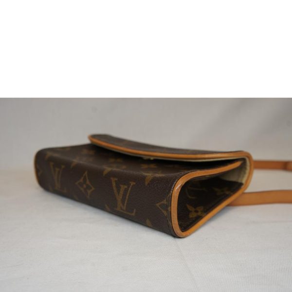 19767 3 Louis Vuitton Pochette Florentine Clutch Brown