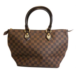 19774 1 Louis Vuitton Hampstead MM Tote Bag Damier Azur Blue