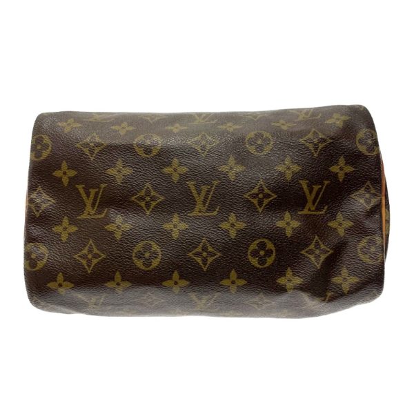 197768 6 Louis Vuitton Monogram Speedy 25 Boston Bag Brown