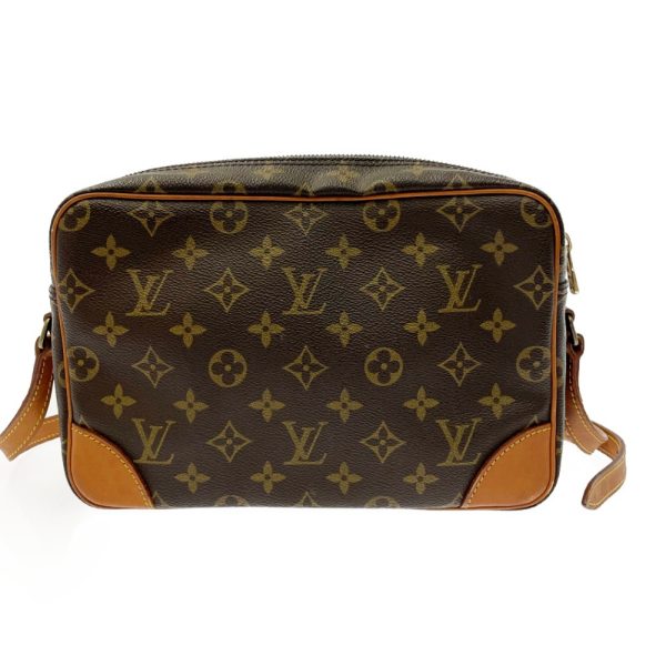 197806 4 Louis Vuitton Monogram Trocadero 27 Shoulder Bag Brown