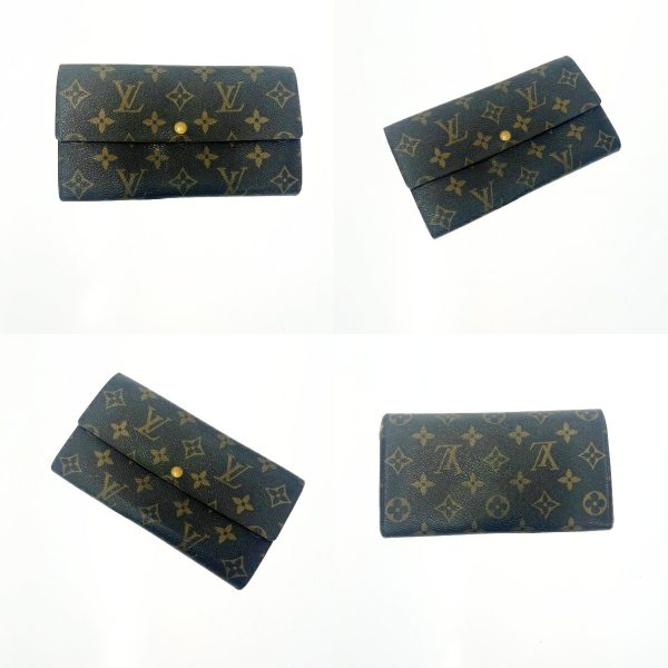 197860 1 LOUIS VUITTON Monogram PVC Wallet 3 Piece Set Brown