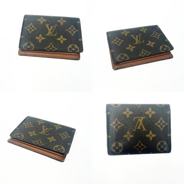 197860 5 LOUIS VUITTON Monogram PVC Wallet 3 Piece Set Brown