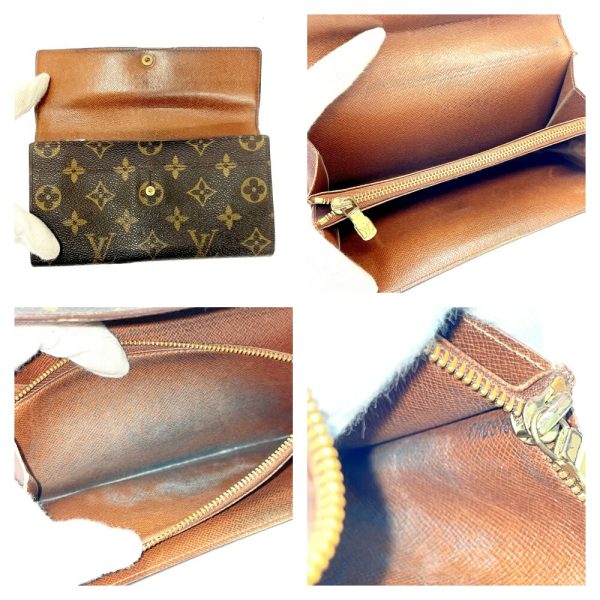 197860 9 LOUIS VUITTON Monogram PVC Wallet 3 Piece Set Brown