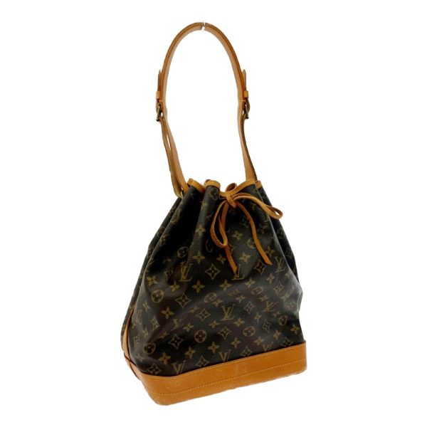 197970 2 Louis Vuitton Monogram Noe Shoulder Bag Brown