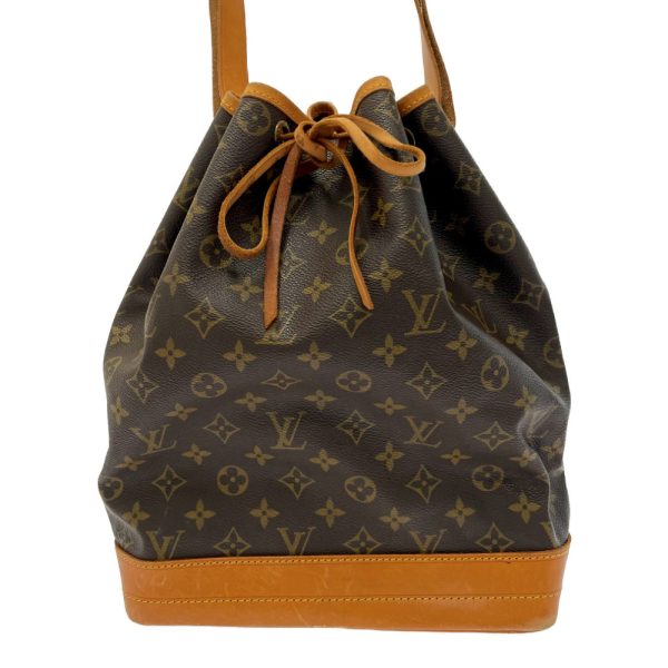 197970 4 Louis Vuitton Monogram Noe Shoulder Bag Brown