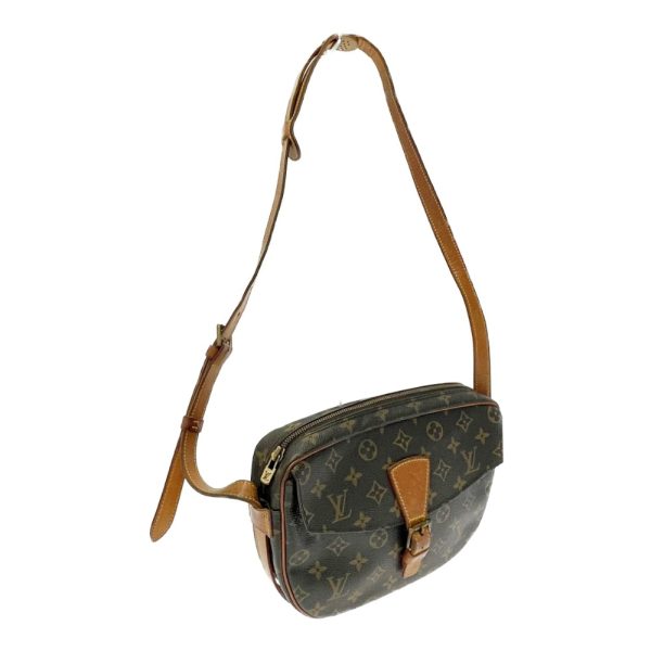 197971 2 Louis Vuitton Monogram Jeune Fille MM Shoulder Bag Brown