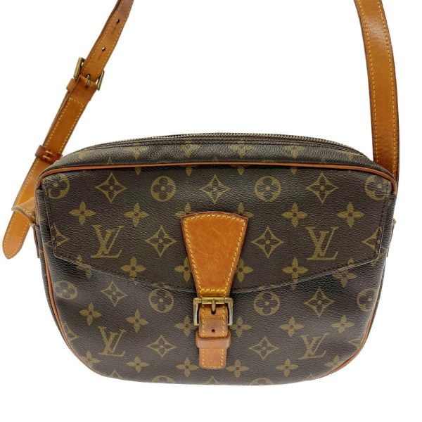 197971 4 Louis Vuitton Monogram Jeune Fille MM Shoulder Bag Brown