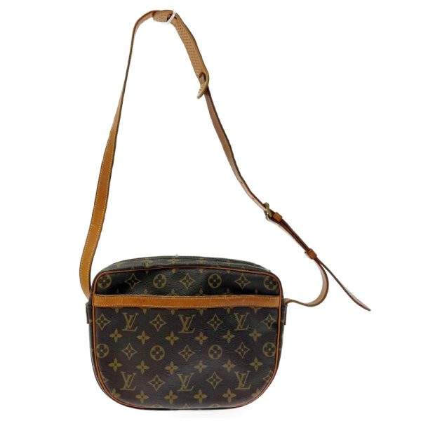 197971 5 Louis Vuitton Monogram Jeune Fille MM Shoulder Bag Brown