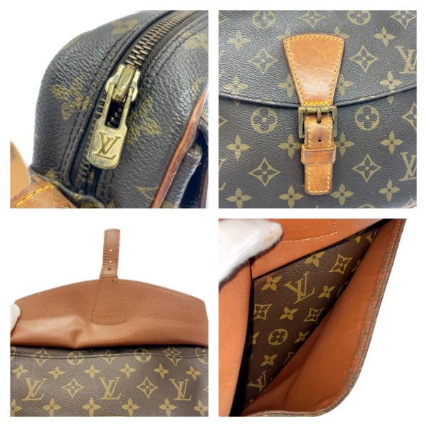 197971 9 Louis Vuitton Monogram Jeune Fille MM Shoulder Bag Brown