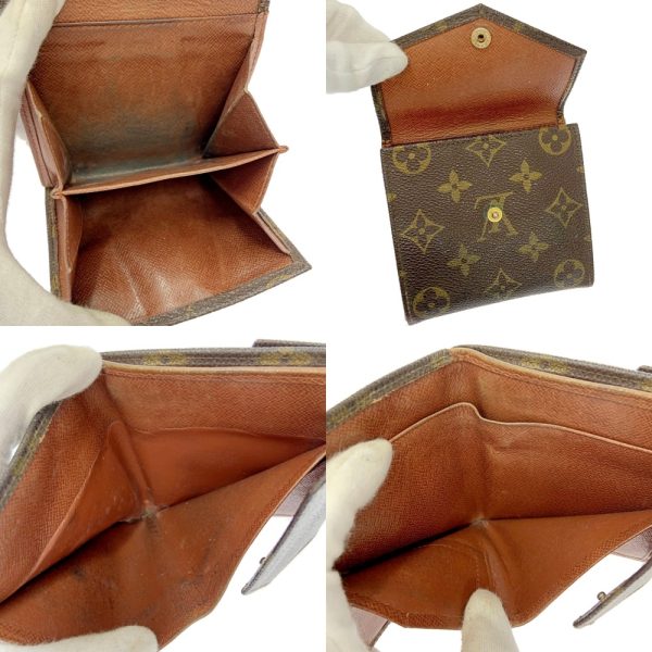 197978 9 Louis Vuitton Monogram Wallet 3 Piece Set Brown Long Wallet