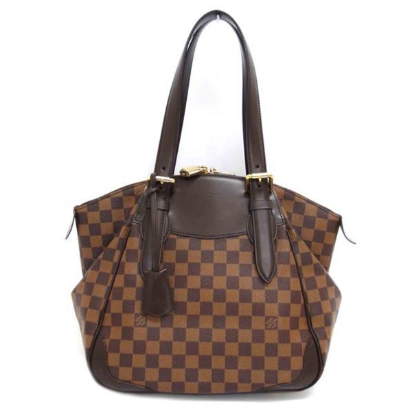 19804 1 Louis Vuitton Verona MM Damier Ebene Handbag Brown