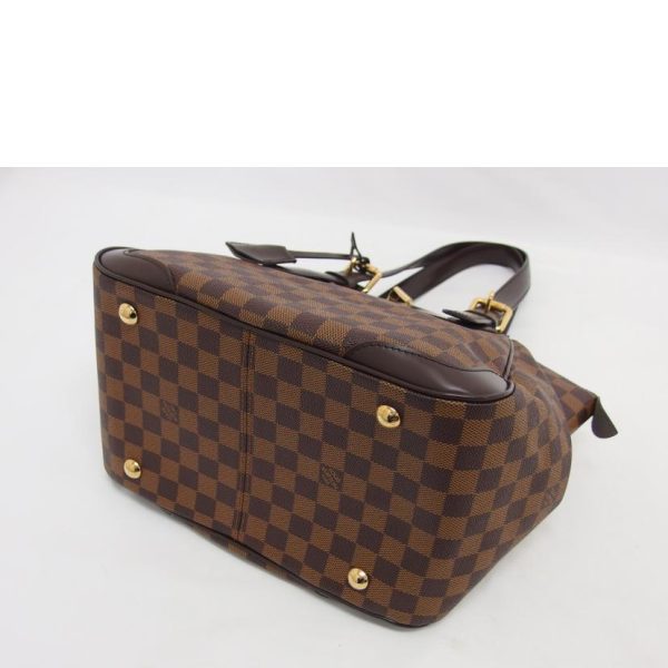 19804 3 Louis Vuitton Verona MM Damier Ebene Handbag Brown