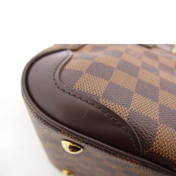 19804 7 Louis Vuitton Verona MM Damier Ebene Handbag Brown