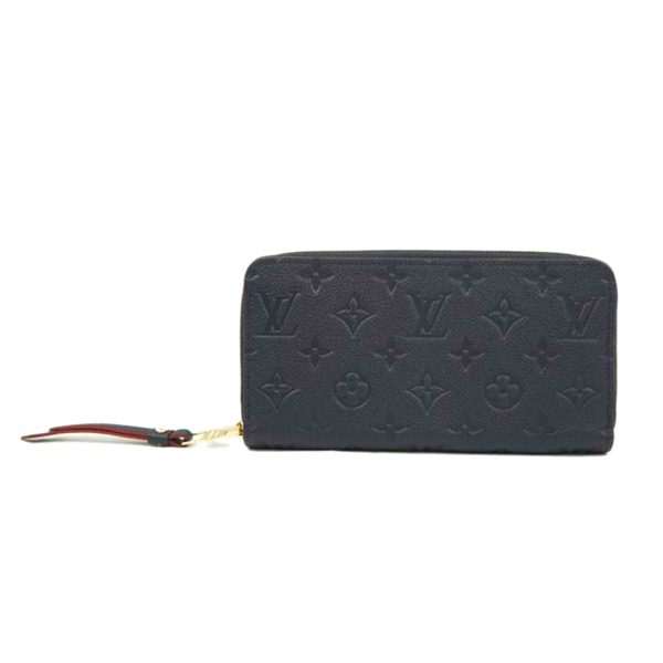 19815 1 Louis Vuitton Zippy Wallet Empreinte Wallet Marine Rouge