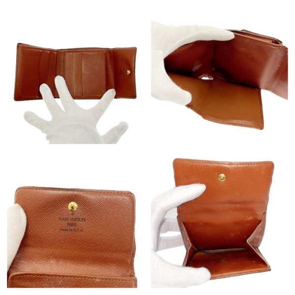 198152 9 Louis Vuitton Monogram Wallet 3 Piece Set Brown Long Wallet