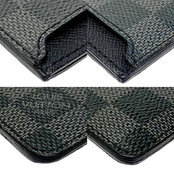 198275 7 Louis Vuitton Damier Graphite Neo Porto Cult Card Case Black