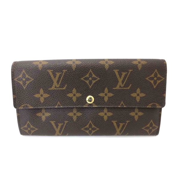 19835 1 Louis Vuitton Portefeuil Sala Monogram Fleury Wallet