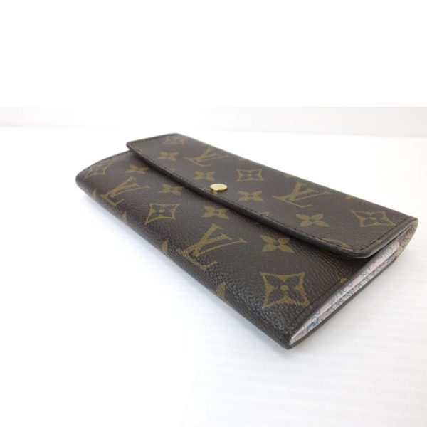 19835 3 Louis Vuitton Portefeuil Sala Monogram Fleury Wallet