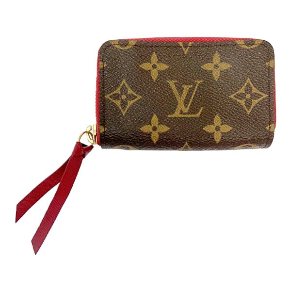 198750 1 Louis Vuitton Monogram Multicult Card Case Brown Fuchsia