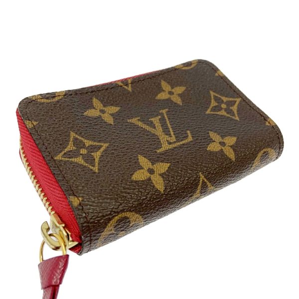 198750 3 Louis Vuitton Monogram Multicult Card Case Brown Fuchsia