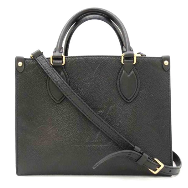 19880 1 Louis Vuitton On the Go PM Monogram Empreinte Bag Noir