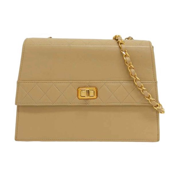 19900 1 Chanel Matelasse Chain Shoulder Bag Beige