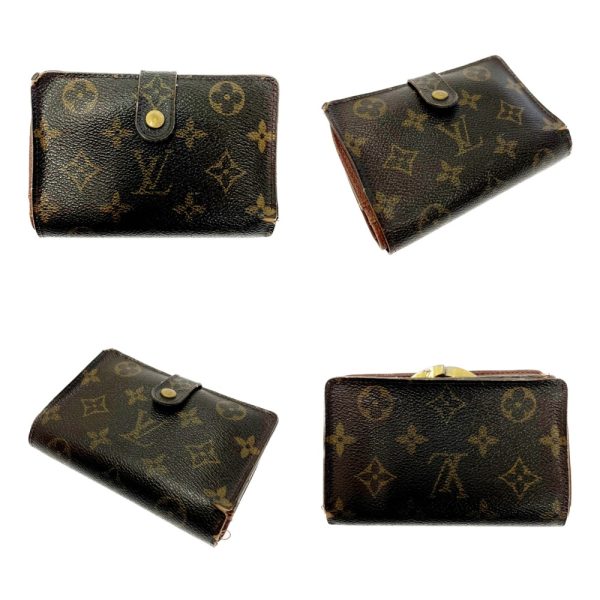 199406 8 Louis Vuitton Monogram Wallet 3 Piece Set Brown Long Wallet