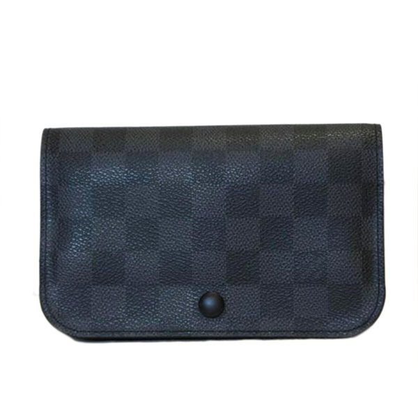 19943 1 Louis Vuitton Centur Pochette Homme Pouch Damier Graphite Brown