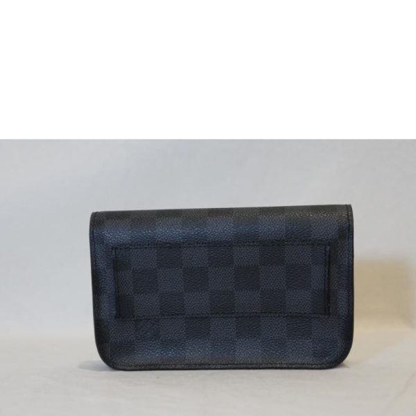 19943 2 Louis Vuitton Centur Pochette Homme Pouch Damier Graphite Brown