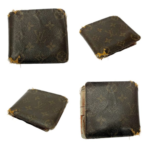 199544 8 Louis Vuitton Monogram Wallet 3 Piece Set Brown Long Wallet