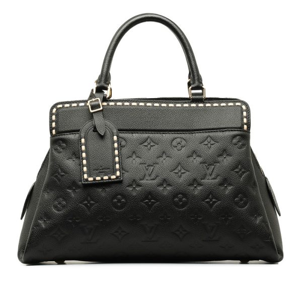 1a7nfojpqxkux4si 1 Louis Vuitton Emprene Vosges Handbag Noir Black Calf Leather