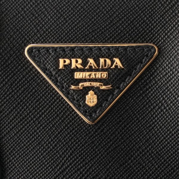 1ba358eoonzv 4 PRADA Saffiano Triangle Logo Square Mini Bag