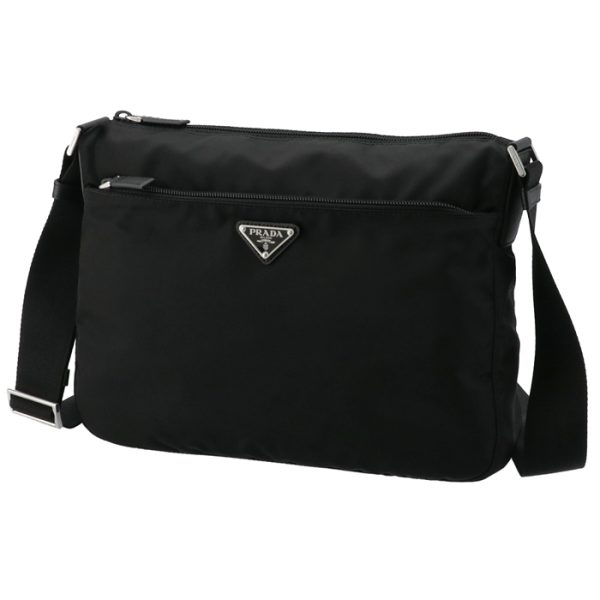 1bc421ooov44002 1 PRADA VELA Messenger Nylon Shoulder Bag Black