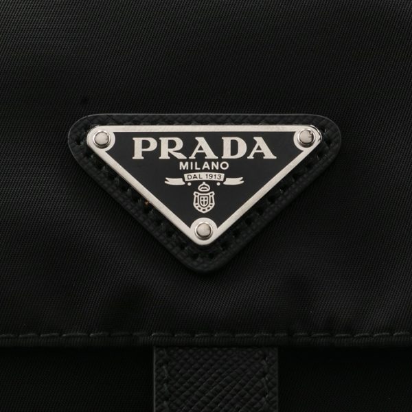 1bd994ooov44002 4 PRADA VELA Crossbody Nylon Shoulder Bag Black