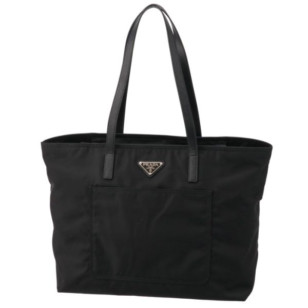 1bg052oowr064 1 PRADA Re Nylon Triangle Logo Tote Bag