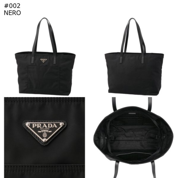 1bg052oowr064 8 PRADA Re Nylon Triangle Logo Tote Bag