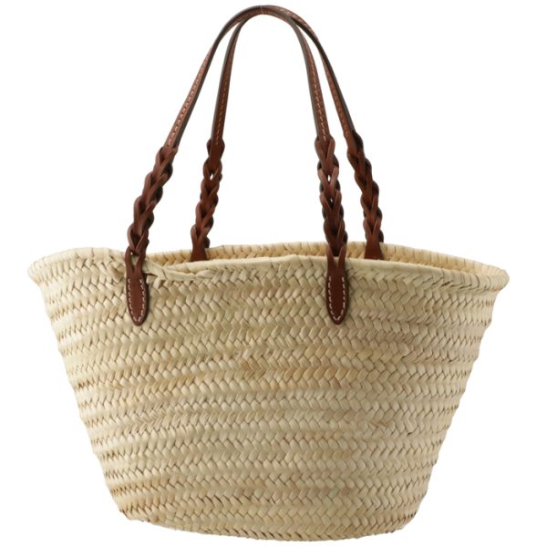 1bg314ooo2dija5t 2 PRADA Woven Palm Basket Bag Brown